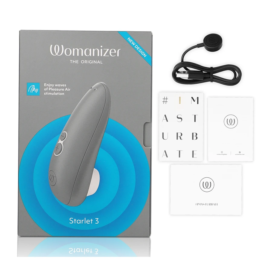 WOMANIZER - STARLET 3 CLITORAL STIMULATOR GREY